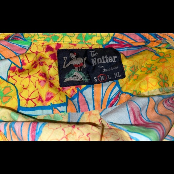Chubbies pineapple nutter collared shirt Medium - Picture 3 of 3